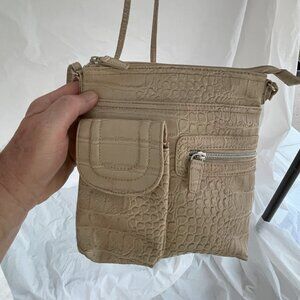 Ladies Beige Shoulder Handbag
